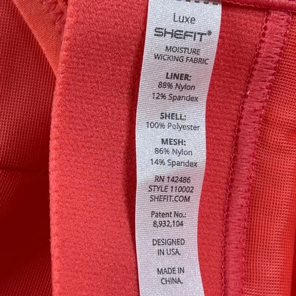 Shefit Ultimate Sports Bra Women Luxe Large Charged Coral High Impact Athleisure - Picture 13 of 16